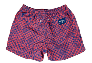 NSAA Swim Shorts (Red on Blue)