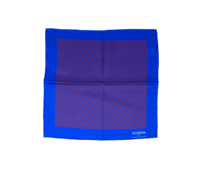 NSAA hand-rolled silk pocket square